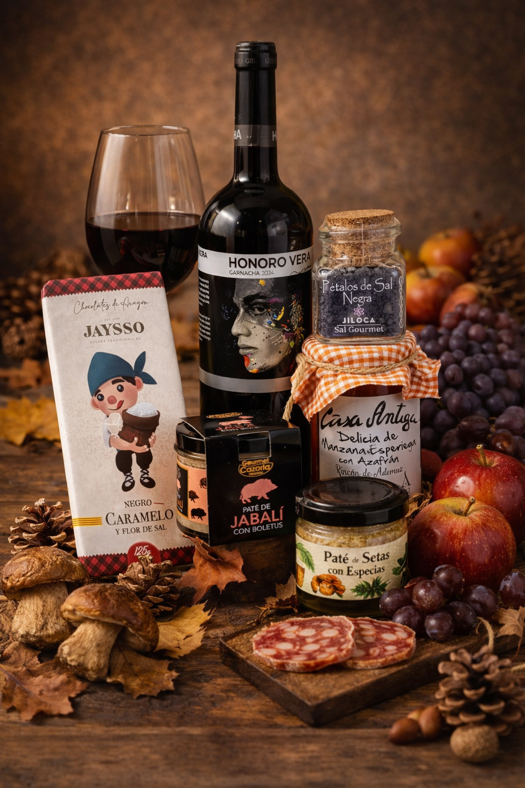 Coffret cadeau avec vin de Calatayud